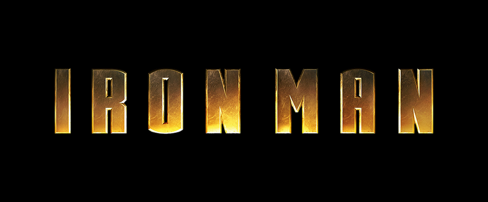 iron man movie font